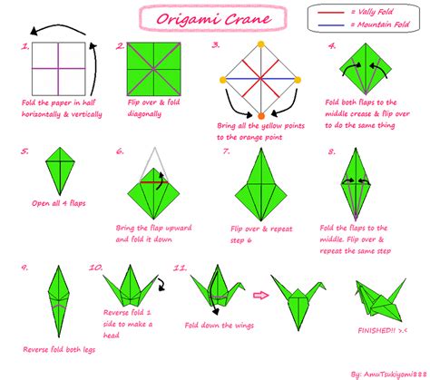 Image result for Tutorial for Making Crane Origami