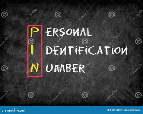 Personal Identification Number (PIN) Stock Photo - Image of bank, code ...
