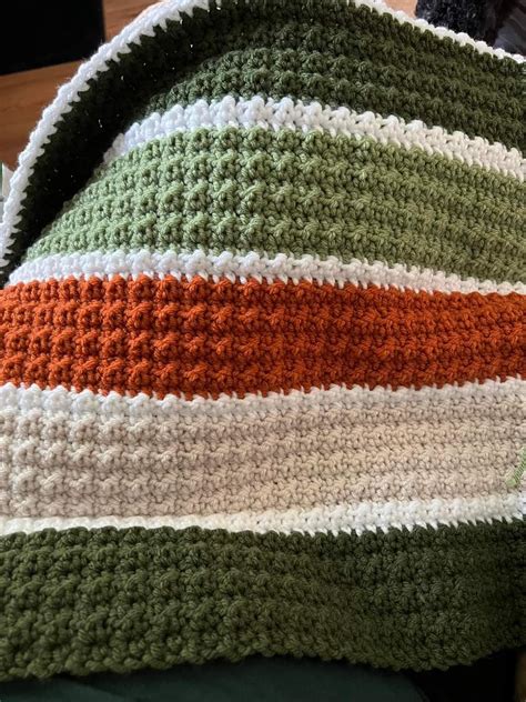 Crocheted Blanket on Chair