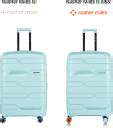 NASHER MILES Hard-sided Polypropylene Trolley Bags (55, 65 & 75 Cm ...