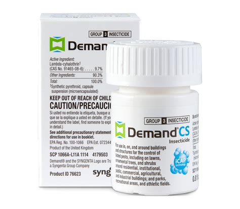 Syngenta Demand CS Insecticide, 90 Days Control, 0.8 fl oz, Controls 30 ...