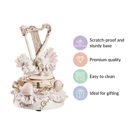 Musical Doves Showpiece Rotating Decor White Online - Premium Decor ...