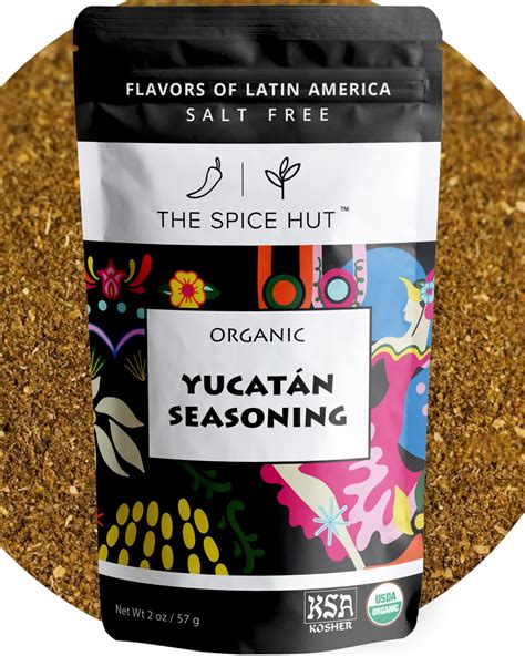 Amazon.com : Organic Yucatan Seasoning Mix, Salt-Free, Authentic Latin ...