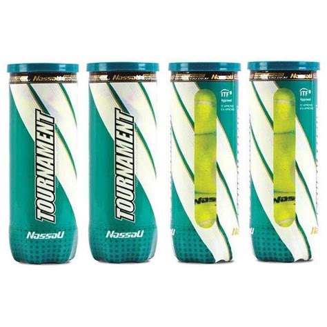 NASSAU Tournament Tennis Ball Can (3 Balls) : Amazon.in: Sports ...