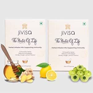 JiViSa The Nectar of Life Herbal Tea for Cold, Cough and Immunity (20 ...