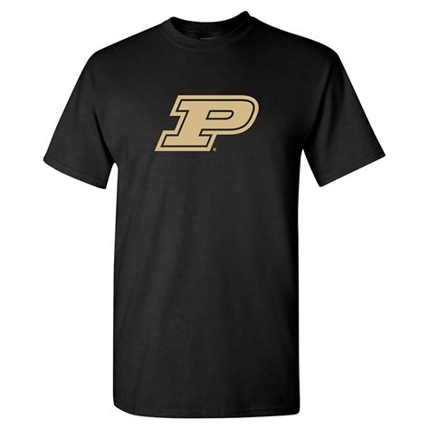 Purdue University Boilermakers Block P Short Sleeve T-Shirt - Black ...