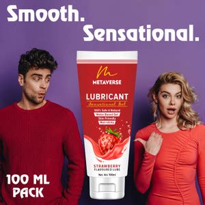 METAVERSE Lubricant For Men & Women Strawberry Flavour infuses a fruity ...
