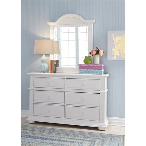Liberty Furniture Summer House 607-YBR-DM Cottage 6-Drawer Dresser ...