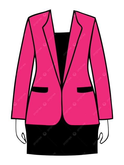 Womens Single Blazer Jacket Pink Color Vektor, Jaket Blazer Tunggal ...