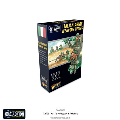 Buy Bolt Action - Italian Army Weapons Teams - Warlord Games ...