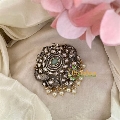 Victorian Diamond Jada Billai -Bun Billai-G9257 – vrikshamindia
