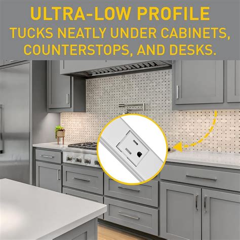 Legrand Wiremold WH20GB306TRGFI6 Plugmold 2000 Series 3 Foot Hardwired ...