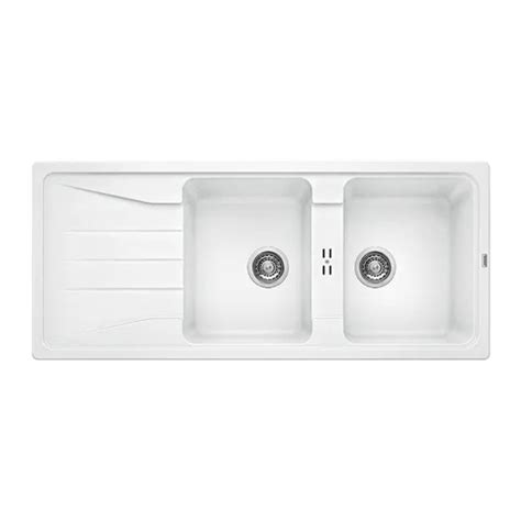 Hafele Silgranit Sink Blanco Sona BLANCO SONA 8 S SILGRANIT ( 46 x 20 ...