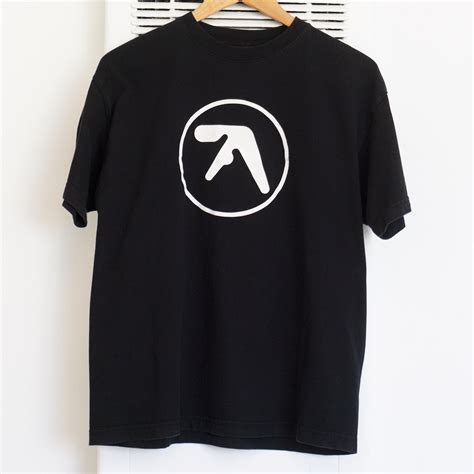 Vintage Aphex Twin Logo T-shirt | Black Shirts World