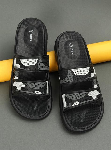 Buy Men Colourblocked 3D Detailed Sliders Online at just Rs. 499.0 ...