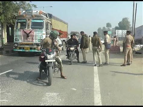 Tight security has been set up at all check posts connecting Gujarat ...