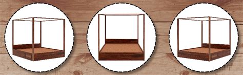 WOODLAB Sheesham Wood Queen Size Poster Bed with Hydraulic Storage ...