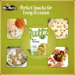 Mr.Nuttz Premium Seedless Green Raisin Kishmish 500g - Raisins Price in ...