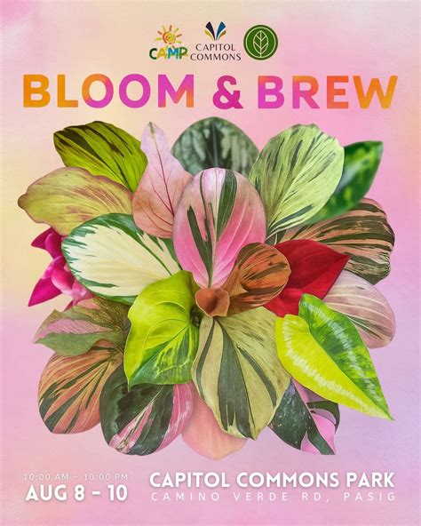Horti Filipina Blooms & Brew, Capitol Commons Park, Pasig, 8 August to ...