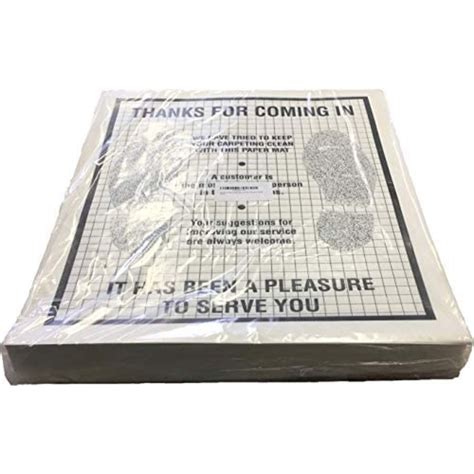 Plastic Coated Paper Floor Mat (500/BOX) - iRep Auto Detail Supply
