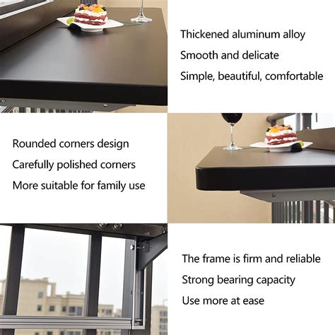 Balcony Hanging Table, Floating Aluminum Waterproof India | Ubuy