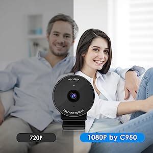 eMeet 1080P Webcam-USB Webcam With Microphone & Physical Privacy Cover ...