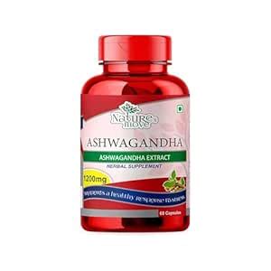 Natures Move Ashwagandha KSM-66 1200mg (60 Capsules) | Stress Relief ...