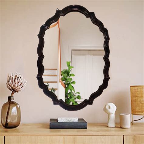 Vintage Morrocan Antique Mirror in Metal Frame