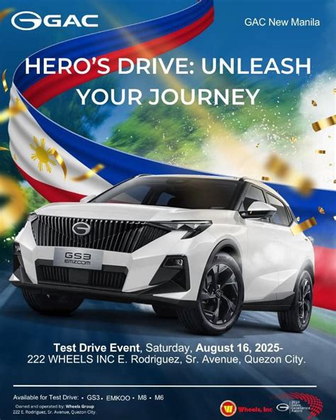 GAC NEW MANILA TEST DRIVE EVENT, 222 E. Rodriguez Sr. Avenue Quezon ...