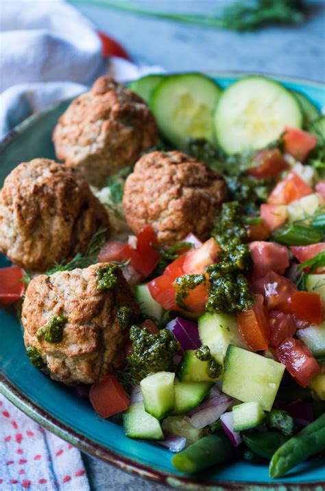 Whole30 Mediterranean Turkey Meatball Cauliflower Rice Bowl - The ...