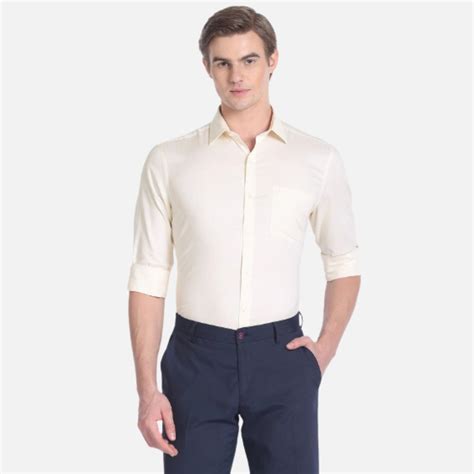 Cutaway Collar Self Design Formal Shirt – Uncaged Shop