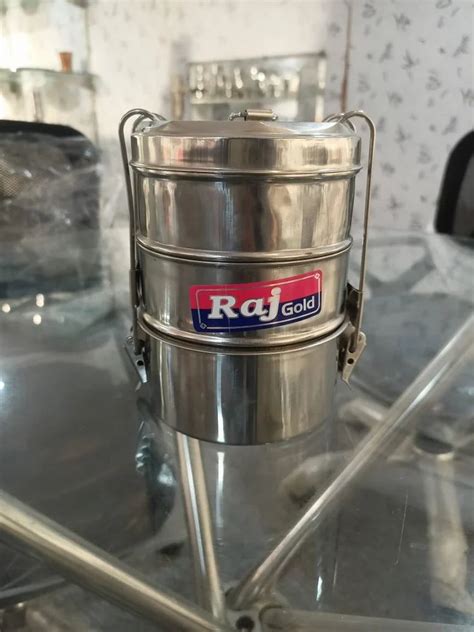 Stainless Steel Tiffin Box - Stainless Steel Light Weight Clip Tiffin ...