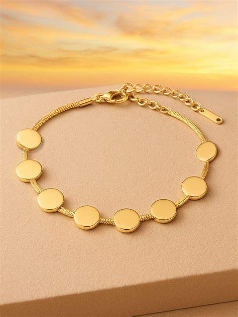 Rubans 18K Gold Plated Stainless Steel Tarnish-Free Waterproof Minimal