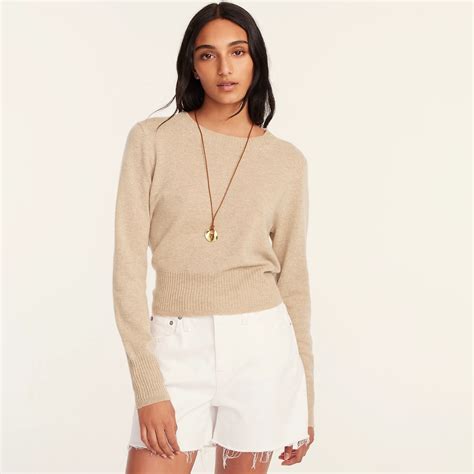 J.Crew Cropped Cashmere Sweater Review | POPSUGAR Fashion