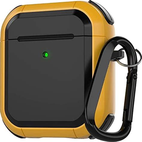 Rapidotzz Protective Case for AirPod 1 and 2 (Black) | Airpod Skin with ...