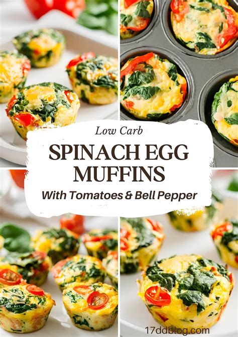 Keto Spinach Egg Muffins | My 17 Day Diet Blog