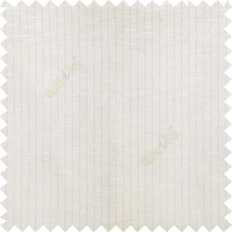 Off white color vertical bold stripes with transparent polyester ...
