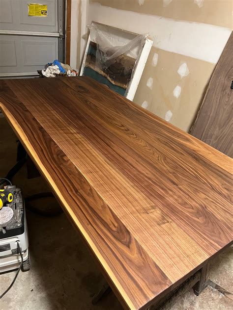 Custom Hardwood Table Top: Walnut, Oak, Hickory Dining Table - Etsy