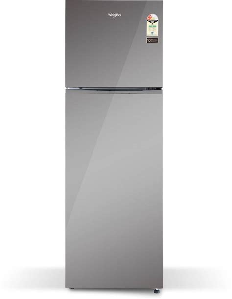Whirlpool 265 L Frost Free Double Door 2 Star Refrigerator with Glass ...