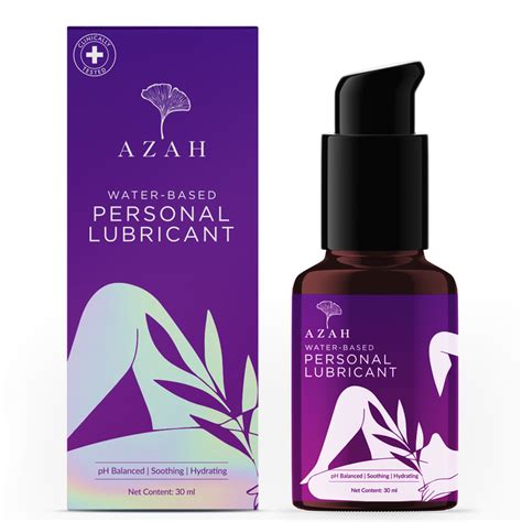 Water-Based Intimate Lubricant For Women 30ml — Azah
