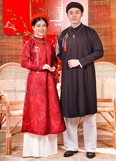 Áo dài ngũ thân nam