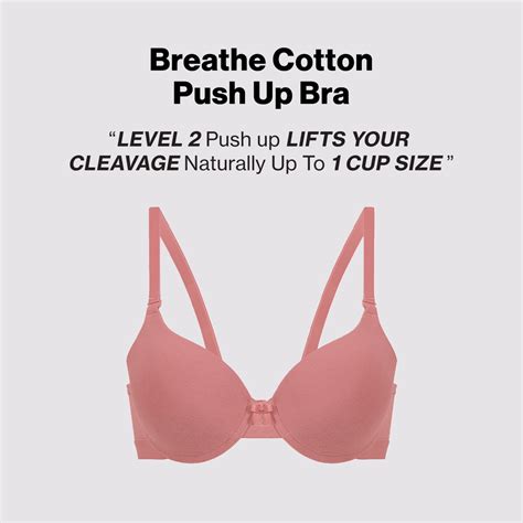 Breathe Cotton Wired Push Up Bra with Detachable Straps-NYB366-Dark Sk ...