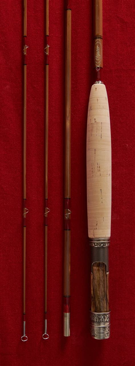 Oyster Bamboo Fly Rods - Custom Hand Engraved Bamboo Fly Rods