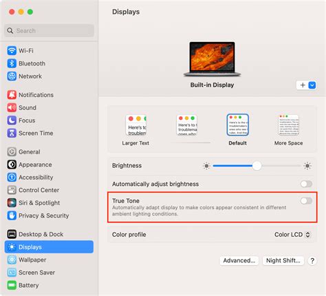 How to stop Mac from auto-changing its screen brightness
