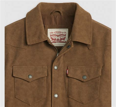 Faux Suede Western Shacket - Brown | Levi's® CA