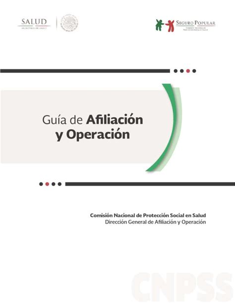 Gu a Gu a de Afiliaci n - zzz - 2 Present ación El Sist ema de Prot ...