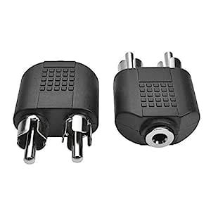 Wincase™ 3.5mm Stereo Jack Female to 2 RCA Male Audio Converter ...