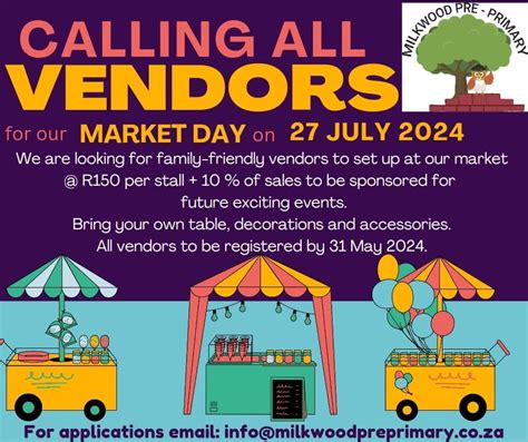 Milkwood Pre-Primary school Market , 28/30 Kinrae Crescent, Fish Hoek ...
