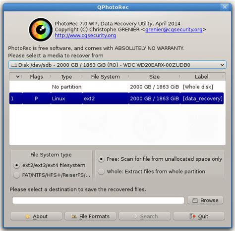 TestDisk Recovery Software 的图像结果