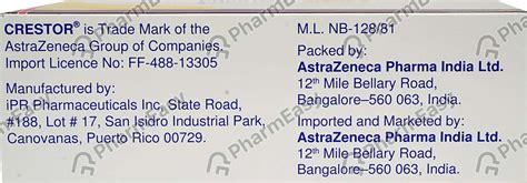Crestor 5 MG Tablet (30): Uses, Side Effects, Price & Dosage | PharmEasy